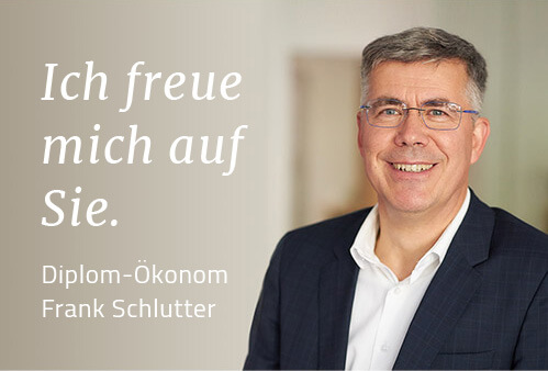 Frank Schlutter freut sich auf Sie.